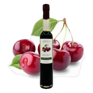 a bottle of black cherry balsamic vinegar